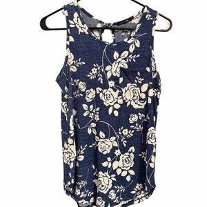 Papermoon Blue Floral Tank Top